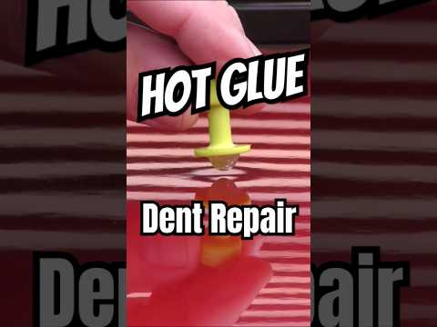 Hot Glue Dent Repair! #learnpdronline #pdrtraining #automobile #pdrtools #dentrepair