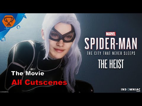 Marvel's Spider-Man PS4 - The Heist DLC All Cutscenes -The Movie