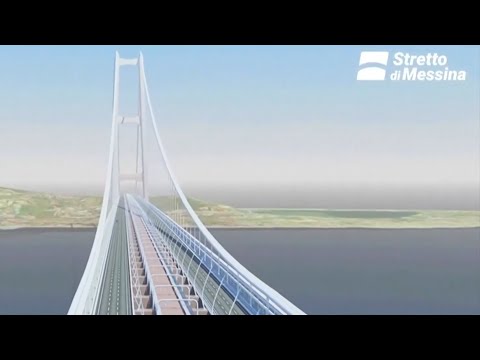 World’s longest suspension bridge to connect mainland Italy to Sicily