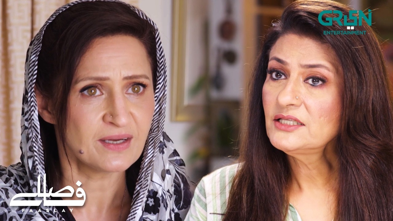 Aaj Mujhe Koi Chup Nahi Kara Sakta | Faaslay | Ali Ansari - Saboor Aly | Green TV