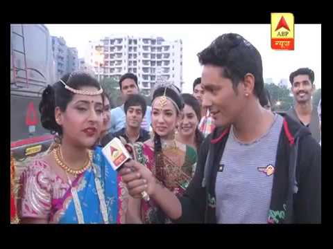 Anubhav Pandey Me with my Senior Artist in ABP NEWS