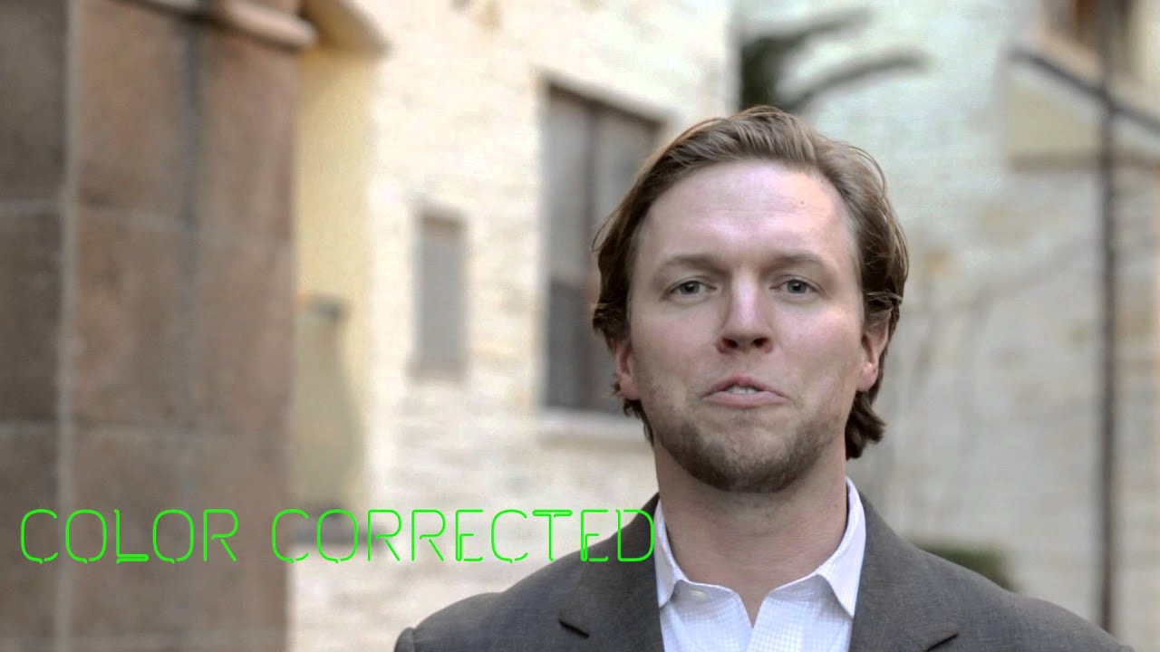 Color correction and grading sample