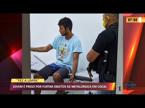 Polícia Civil prende ladrão acusado de furtar objetos de metalúrgica em Cocal 26 03 2021