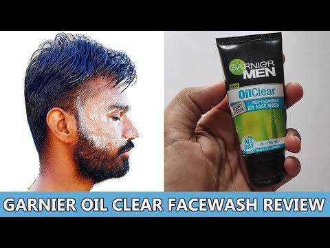 Garnier men oil clear face wash review