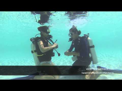 天堂潛水員 ParadiseDiverHK Open Water Course : Disconnect Low Pressure inflator hose