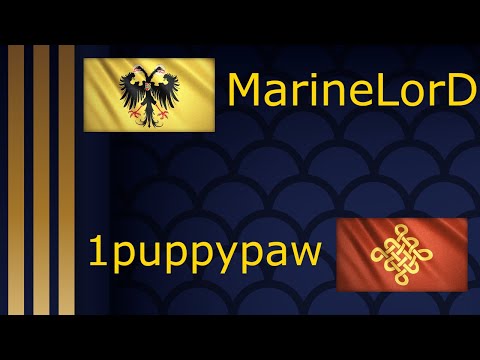 MarineLorD (Holy Roman Empire) vs 1puppypaw (Chinese) || Age of Empires 4 Replay