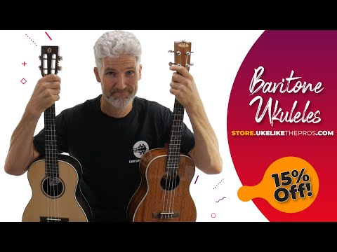 Baritone Ukulele Week!! %15 off on Ohana and Kala!!