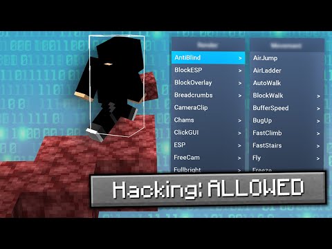 Hacking is allowed on this Minecraft Server