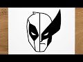 How To Draw DEADPOOL And WOLVERINE Step By Step EASY