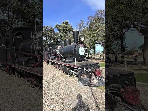 Locomotora Clase C10 4612 del FCGB en Arroyito, Cordoba