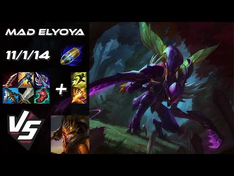 MAD Lions Elyoya JUNGLE Kha'Zix vs Jarvan IV - EU Challenger Patch 26.3