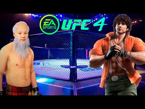 UFC4 Old Bruce Lee vs Migel Tekken Fighter EA Sports UFC 4 PS5