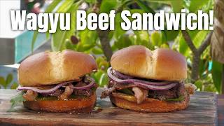 A Wagyu Sandwich Recipe For Under $5! | Asian Inspired Beef Sandwich Recipe!