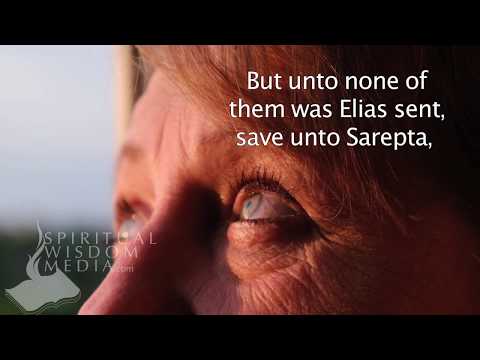 Luke 4:26 - But unto none of them was Elias sent, save unto Sarepta, a city of Sidon - Bible Verses