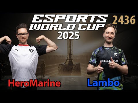 🇩🇪 German Duel 🇩🇪 - HeroMarine (T) vs Lambo (Z) - Esports World Cup 2025 - Starcraft 2 - 2436