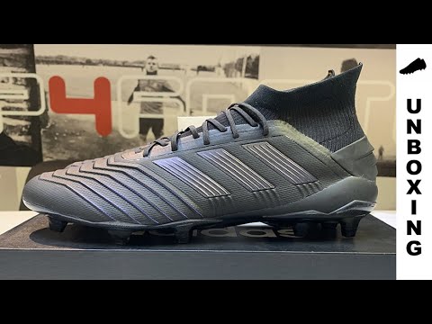 adidas Predator 19.1 FG/AG Dark Script - Core Black