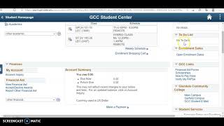 How to Set-Up MYGCC and Enroll