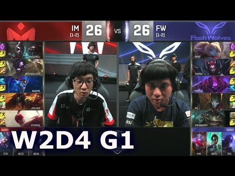 IM vs FW - Worlds 2016 W2D4 Group B | LoL S6 World Championship Week 2 Day 4 I May vs Flash Wolves