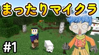 【まったりマイクラ】#1 小熊に襲われたり、村人を治療したり...　マインクラフト 実況