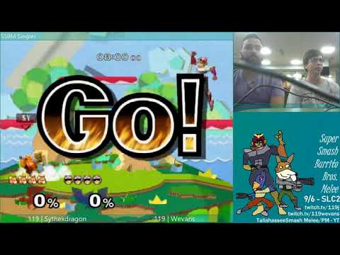 SLC2 - 9/6 - SSBM Singles - 119 | Sythexdragon (Fox) Vs. 119 | Wevans (CaptainFalcon) - WQF