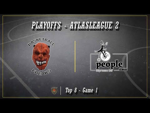 Atlasbasket Playoffs League 2_   Top8 Game 1 - BASKETBALL FREAKS vs PEOPLE CAFÉ 44-49