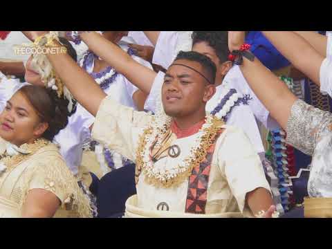 Polyfest 2018 - Tonga Stage:  Mangere College Ma'ulu'ulu