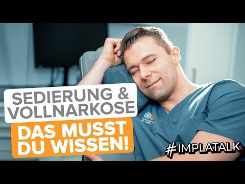 Alles über Vollnarkose und Sedierung beim Zahnarzt und Kieferchirurgen inkl. Kosten!