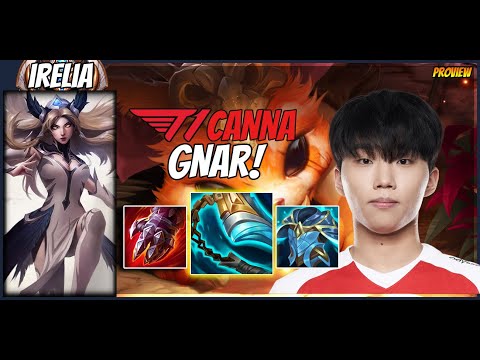 LOL - PROVIEW - SOLORANK - T1 CANNA - GNAR VS IRELIA