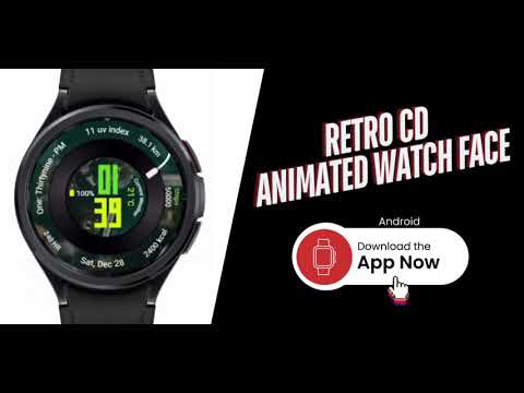 Animated Retro Play Watch Face