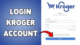 How To Login Kroger Account 2024 | Sign In & Access Your Kroger Account For Shopping