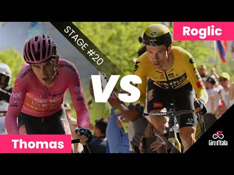 Giro d'Italia 2023 | Stage 20 | Roglic vs Thomas