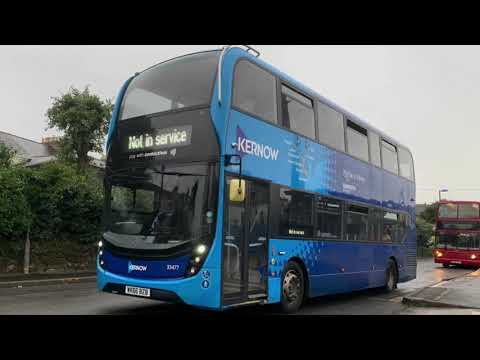 *Hill Climb!* First Kernow ADL Enviro 400 MMC E40D 33477 WK66 BZB Route U1A