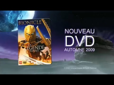 Pub TV FR Glatorian Legends (Longue. 20s) + DVD La légende Renaît  2009 LEGO Bionicle Spot Français