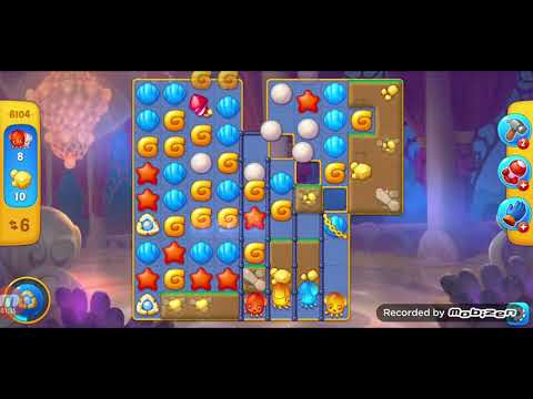 fishdom gameplay / level 6104 / It is like the ads? / thank you