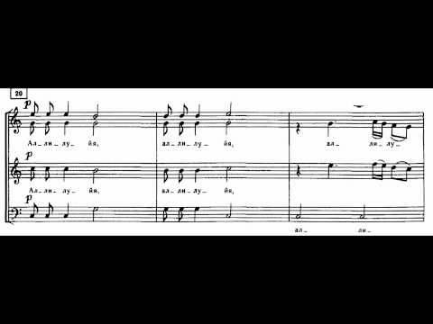 Berezovsky   Communion Verse 'Rejoice in the Lord, O ye righteous'