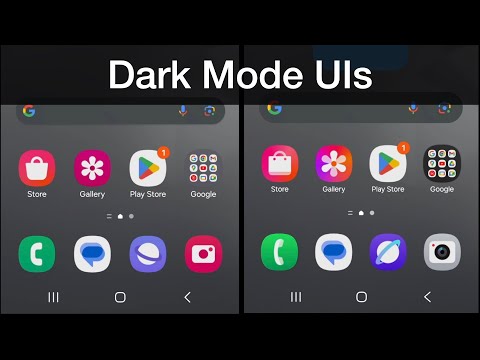 One UI 6.1 vs 7: Dark Mode UIs!