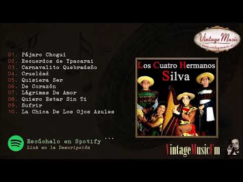 Los Cuatro Hermanos Silva. Colección iLatina 343 (Full Album/Album Completo). Chogui, Ypacarai