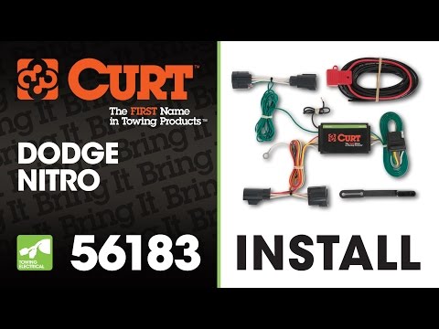 Trailer Wiring Install: CURT 56183 on 2008 Dodge Nitro
