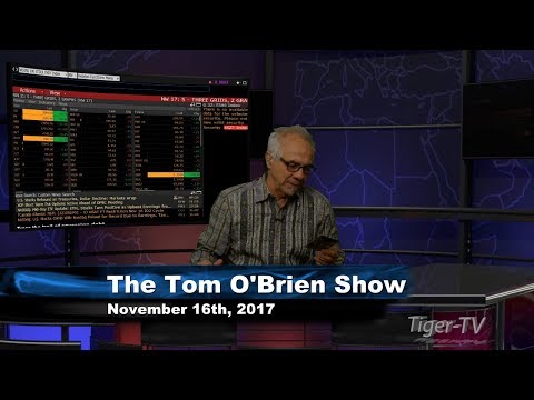November 16th Tom O'Brien Show on TFNN - 2017