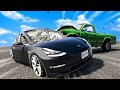Camodo DESTROYED My Tesla Model 3 BeamNG Drive Mods!!