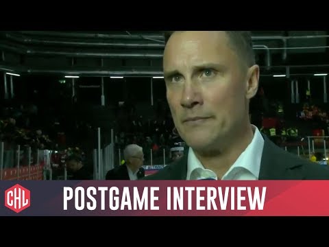 Postgame interviews: Frölunda Indians vs. EHC Biel-Bienne