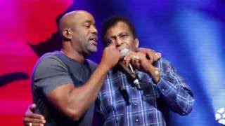 Darius Rucker and Charley Pride Kiss An Angel Goodmorning June 6, 2016 Nashville