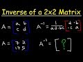 Inverse Of A 2x2 Matrix