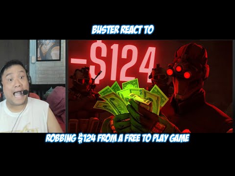 Buster Reacts to @TheRussianBadger | robbing $124 from a free to play game