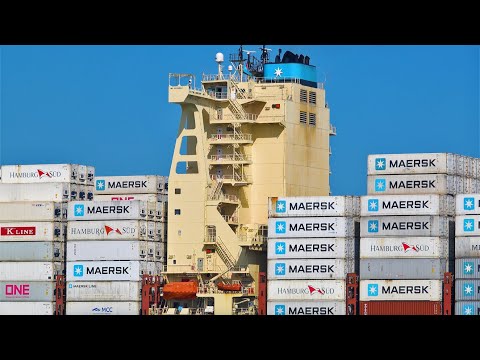 RELAXING 4K SHIPSPOTTING AT ROTTERDAM PORT MAY 2022