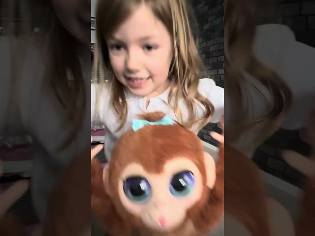 Vídeo relacionado con Just Play Mono de Peluche Interactivo Peanut The Playful Monkey de furReal, de 20 cm, con Sonidos, Juguetes para niños a Partir de 4 años