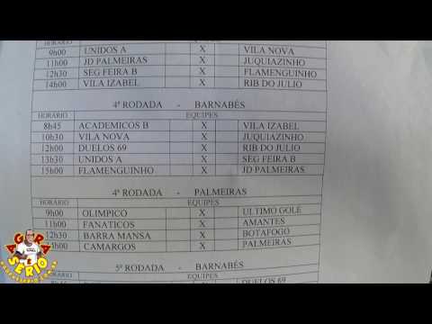 Saiu a tabela da 2ª Divisão do Campeonato Municipal 2017