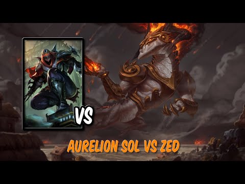 Aurelion Sol vs Zed - MID (10/3/11) (League of Legends)