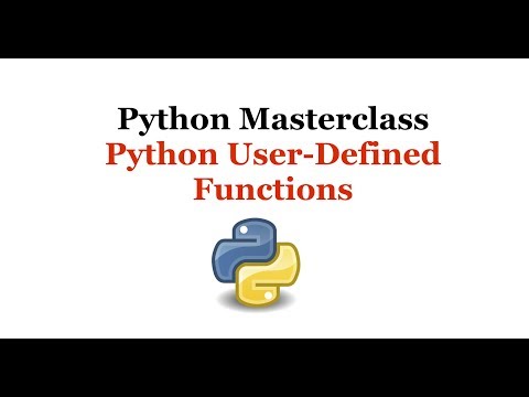 Python Programming Masterclass 20 Python User Defined Functions Beginner To Expert