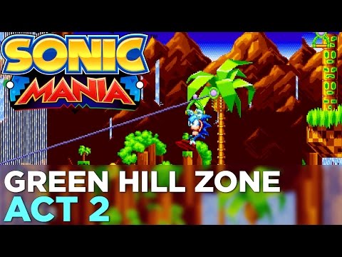 SONIC MANIA: Green Hill Zone Act 2 Gameplay